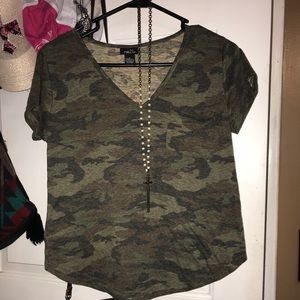 Rue 21 camo shirt